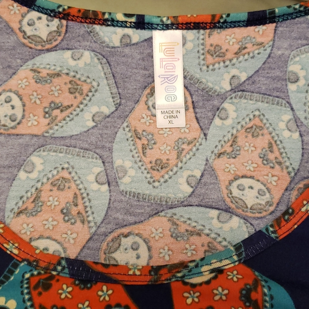 Lularoe Russian Dolls TC leggings XL Classic Tee - Picture 3 of 8